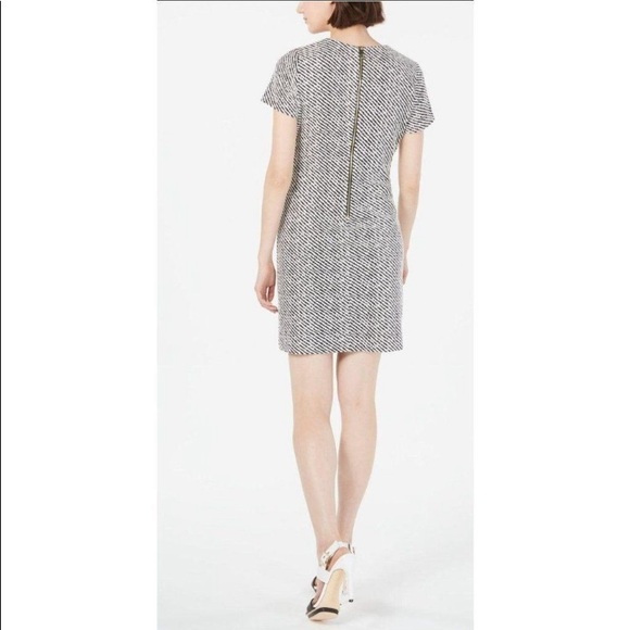 Calvin Klein Jacquard Ponté-Knit Sheath Dress 2 NEW WITH TAGS - Picture 7 of 11